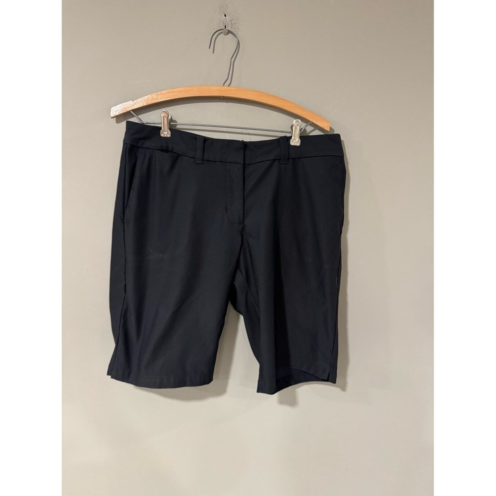 Nike Golf Shorts Dri-FIT Bermuda Size 8 Black Women's